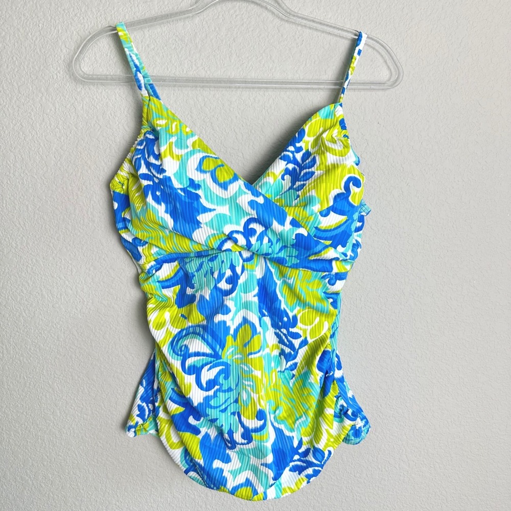 Sunsets Ocean Muse Simone Tankini E-Cup & Hannah High Waist Bottom Set XL NEW - Picture 2 of 14
